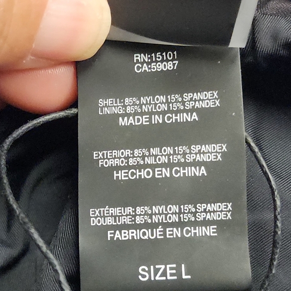 Dolce Vita Stella High-Leg One Piece Swimsuit In Black And Gold Studs Size L - Picture 10 of 16